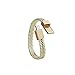 Wristband Micro USB Cable High Speed Syncing and Charging Bracelet Data Cord 5V-2A for Android Smartphone in ABS (Golden)