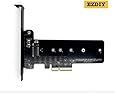 EZDIY PCI Express M.2 SSD NGFF PCIe Card to PCIe 3.0 x4 Adapter (Support M.2 PCIe 22110 ,2280, 2260, 2242)