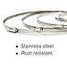 VIVOSUN Stainless Steel Duct Clamps 10 inch (Pack of 2)