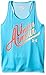 Under Armour Girls' Aloha Wordmark Tank, Meridian Blue (987)/Peach Horizon, Youth Large