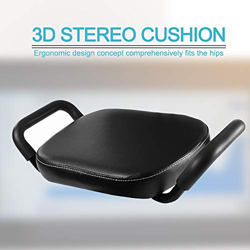 Kneeling Chair Ergonomic Posture Stool - Bizzoelife Height Adjustable Knee Stool for Back Relief with Rolling Casters - Thumbnail 3