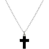 Divine Elegance Small Gemstone Cross Pendant in Sterling Silver - Dainty, Feminine Jewelry with Natural Gemstones, Perfect Gift for Every Occasion