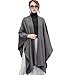 Ysiop Women Knit Wraps Big Size Pashmina Cappa Worm Tippet