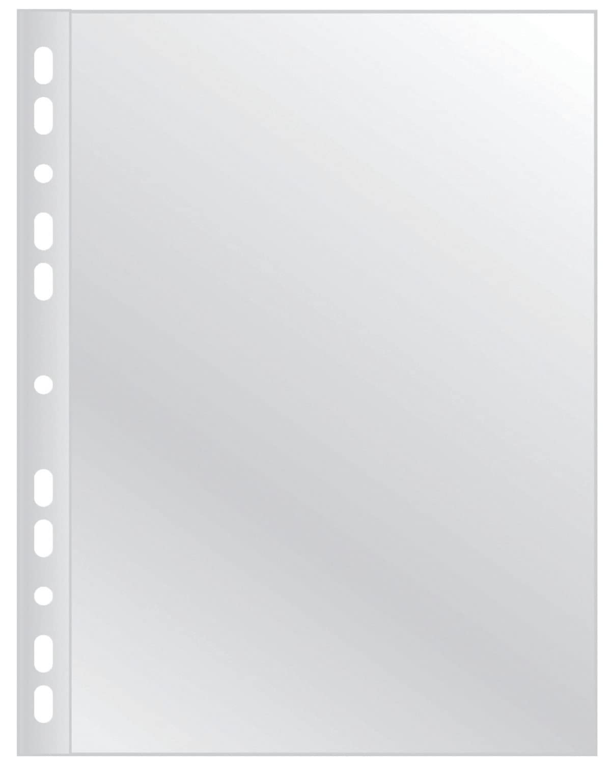 Punched Pockets Q-CONNECT PP A4 Orange Peel 50 Micr 10 Pcs/Document Archiving/Type-Orange Peel/Kind-Standard/Material-PP/Colour-Transparent/Format-A4 / Thickness (mm)-50