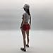 SunniMix 1/6 Sport Pants Women Clothing for 12'' HT Phicen Kumik CY CG Girls Figure Body DIY Red