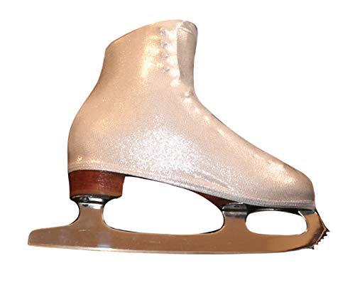 Ice Skate Boot Covers (Sparkly Silver)