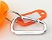 Zumoe Field Hockey Mouthguard Case, Mouth Guard Case, Retainer Case or Dental Case called Chick with Field Hockey Stick (Orange)
