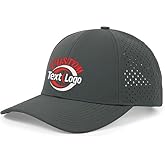 Custom Logo UPF 50+ Performance Water Resistant Baseball Cap Breathable Hat Golf Running Boat Hiking Men Women