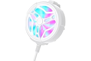 RYGRZJ Cell Phone Cooling Fan,Universal Phone Semiconductor Radiator,Portable Mobile Phone Cooling Fan Radiator Back Clip for Game Cooler Cell Phone Cool Heat Sink