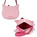 Ava & Kings Girl Faux Leather Purse Shoulder Handbag Bag for Kids Pink Kitty Cat