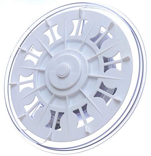 Xileny X SLN01 Salad Spinner Lettuce Washer and Drier - 5L Capacity & BPA Free Non-Skid Base and Easy Brake Button - Prepares Leaf Green Salads in an Instant - Innovative Design Black and White - Thumbnail 7