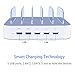 Charging Station, Topoint Multi Device USB Charging Docking Station with 3 Lightning Charging Cords and 2 Micro USB Charging Cords for iPhones/Smart Phones/Tablets