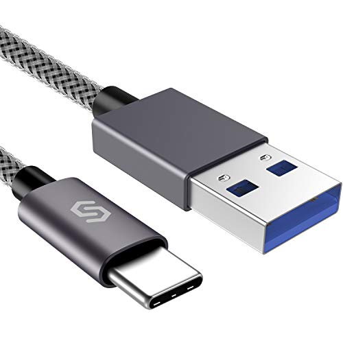 USB Type C Cable, Syncwire 6ft Premium Braided USB C to USB 3.0 Charger, Fast 3A Sync&Charging Cord for Nintendo Switch, Samsung Galaxy S9/S8/Note 9/8, MacBook, Google Pixel, LG, OnePlus & More