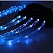 Flytianmy 100CM Horse Tail USB Lights Chargeable LED Horse Harness Equestrian Outdoor Sports The Lights Horse Tail Blue