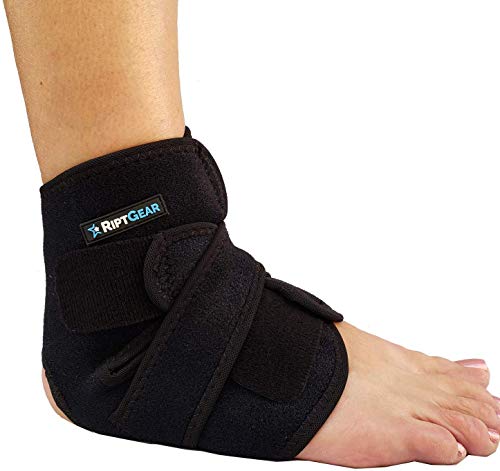 RiptGear Ankle Brace for Women and Men - Adjustable Ankle Support and Compression for Sprained Ankle - Ankle Stabilizer for Running, Basketball, Volleyball, Sports (Small) RiptGear Ankle Brace for Women and Men - Adjustable Ankle Support and Compression for Sprained Ankle - Ankle Stabilizer for Running, Basketball, Volleyball, Sports (Small)