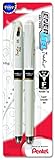 Pentel EnerGel Radio Pearl Liquid Gel Pen, 0.5mm, Fine Line Capped, Needle Tip (BLN115WBP2A)