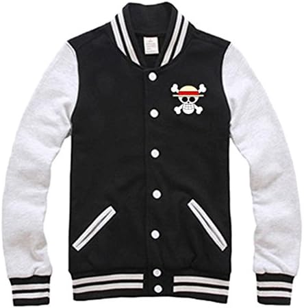 Mufou Japanese Anime Luffy Baseball Cardigan Jacket