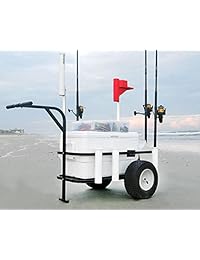 Sea Striker BRSC DLX Beach Runner Deluxe, carro de pesca con ruedas neumáticas