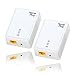 Jet-Bond(TM) DJ501-11 Homeplug AV Powerline Ethernet Adapter Network Starter Kit, 500mbps,1-Port, Pack of 2
