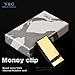 Y&G MC1046 Luxury Contemporary Gold Mirror Stainless Steel Double-Sided Money Clip Wallet Manufacturers Gift Idea