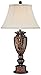 Kathy Ireland Sonnett Bronze Font Table Lamp