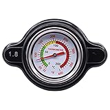 MOTOKU High Pressure Radiator Cap with Temp Gauge