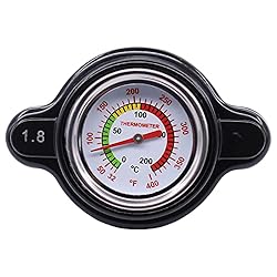 MOTOKU High Pressure Radiator Cap with Temp Gauge