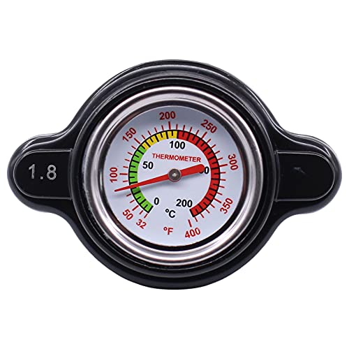 MOTOKU High Pressure Radiator Cap with Temp Gauge