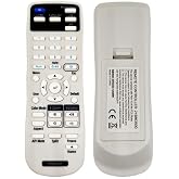 Replacement Remote Control 219863500 fit for Epson Projector PowerLite E20 119W X49 W49 118 982W 1288 EB-720 EB-L200X EB-L520U BrightLink 1480Fi 1485Fi EB-725Wi 735Fi 725Wi EX3280 Home Cinema 880 880X