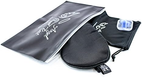 Black Natural Silk Sleep Mask - Free Replacements from Angel Rest