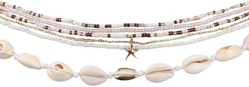 Amazon.com: Beaded Shell Waist Chain Body Accessories for  display picture 1