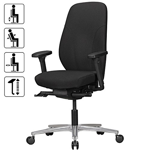 Amstyle-Sedia-da-ufficio-Oskar-con-rivestimento-in-tessuto-design-nero-con-meccanismo-di-sincronizzazione-e-braccioli-regolabili-girevole-ergonomica-120-kg