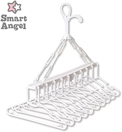 西松屋 Smartangel キッズ10連ハンガー ホワイト ベビーハンガー ベビー マタニティ 通販 Amazon