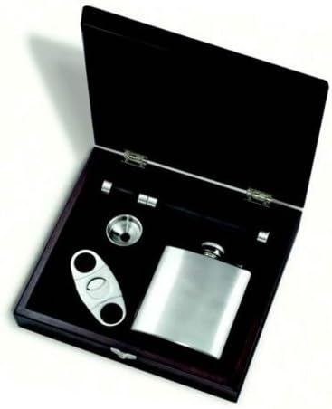 Franmara Flask and Cigar Gift Set