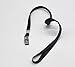 Shenglong Waterproof Clear Plastic Horizontal Badge Holder with Black Lanyard (Pack of 50)
