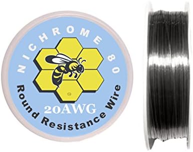 Kbee's 25 ft - 20 Gauge AWG Nichrome 80 Resistance Wire 25’ Length
