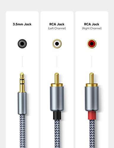 4 oldboytech+Nylon+Braided+Auxiliary+Smartphone+Echo+Dot