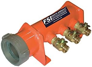 FSI North America - F-MMU253 - Multi-Manifold Water Unit, 10 x10x 16, for Use with Decon Shower, Aluminum/Brass