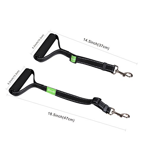 Roysili Adjustable Length Short Dog Leash Padded Handle Leash for