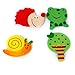 ReNext Wooden Fridge Magnet Sticker Cute Funny Refrigerator Toy - 48 Pcs