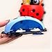 Bestga 2 PCS Cute Cartoon Ladybug and Bee Kids Wall Suction Cup Mount Toothbrush Holder Pencil and Pen Container Box Travel Organizer Plastic Pocket Storage Organizer - Blue/Orange