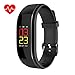 ARONTIME Fitness Tracker with Heart Rate Monitor,Activity Tracker with Sleep Monitor Waterproof Smart Bracelet,Step Counter,Pedometer Watch for Kids Women Men Message Alert for Android and iOS