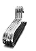 BuyDBest -Stainless Steel Hanger Set of 9, Heavy Duty Hanger for bedspreads, Blankets, tablecloths, linens, Large Towels