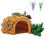 Tfwadmx Aquarium Pineapple Shape Decorations Resin