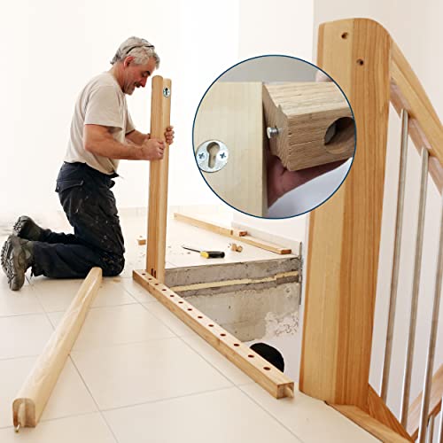 Zipbolt Handrail to Newel Post Connector — 13.810 Slipfix Railbolt