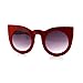 Oversized Round Cateye Sunglasses Womens Vintage Retro Eyewear