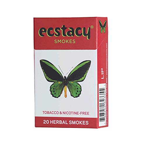 Ecstacy Herbal Cigarettes Reds Full Flavor 10 Packs/Carton, 20 Count (Pack  of 10) in Saudi Arabia