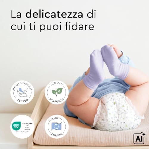 Pannolini LILLYDOO, taglia 3 (6+ kg), 174 pz, delicati sulla pelle