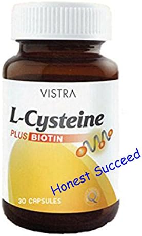 Vistra L-Cysteine Plus Biotin 30 tablets.(Honest Succeed)