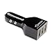 PowerGen Dual USB 7.2A 36w High Output Car Charger - White